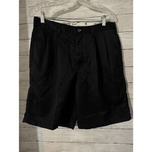 Grand Slam Performance Mens Golf Shorts Black Stretch Wicking Easy Care Size 32